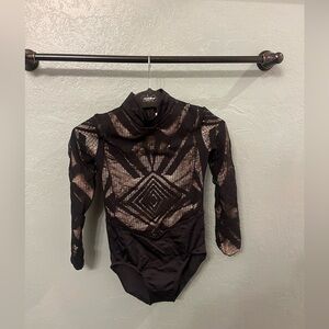 Black and Tan Kids leotard
